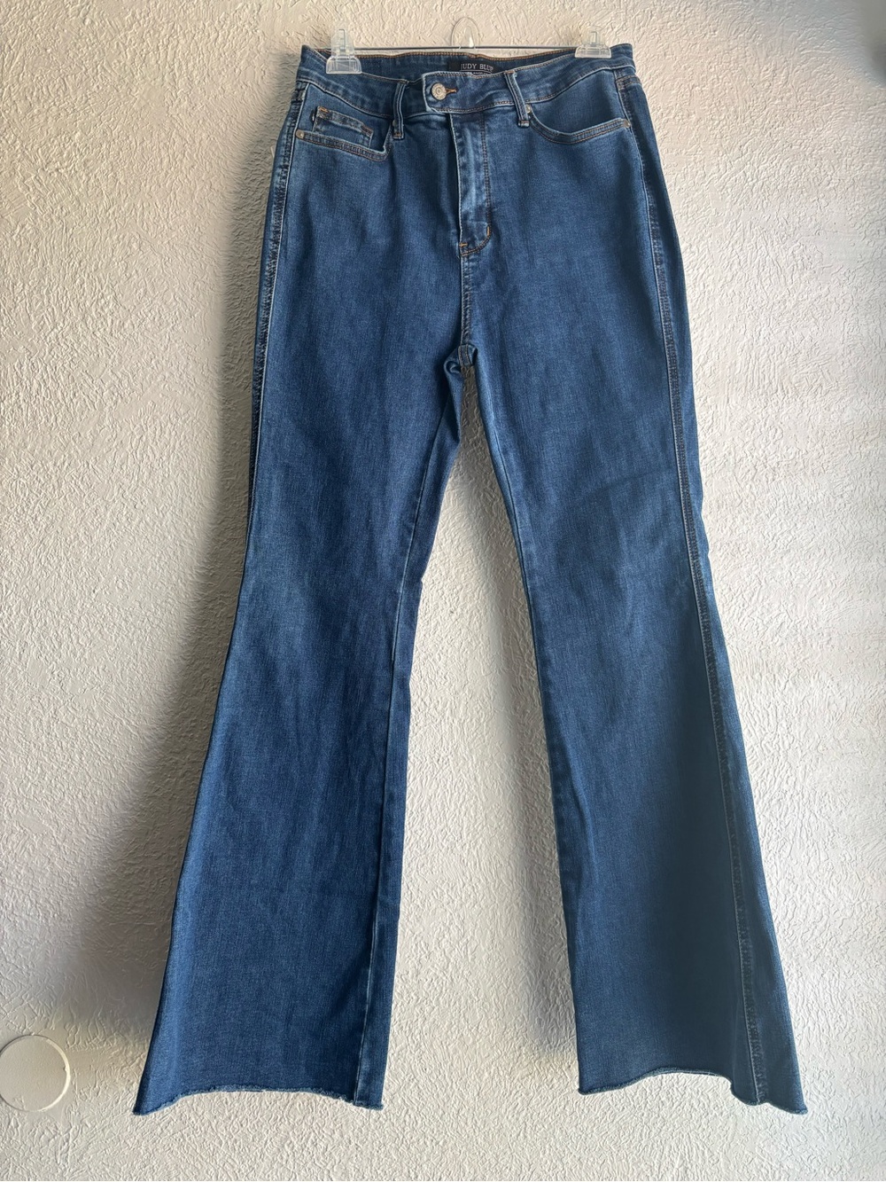 Judy Blue Dark Blue Flare Jeans - High Rise Wide Leg
